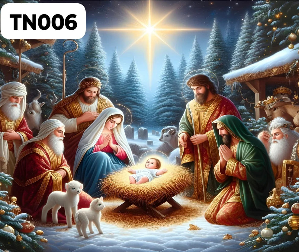 Telón Navideño para pared 2.5m x 2.1m impresos en alta resolución