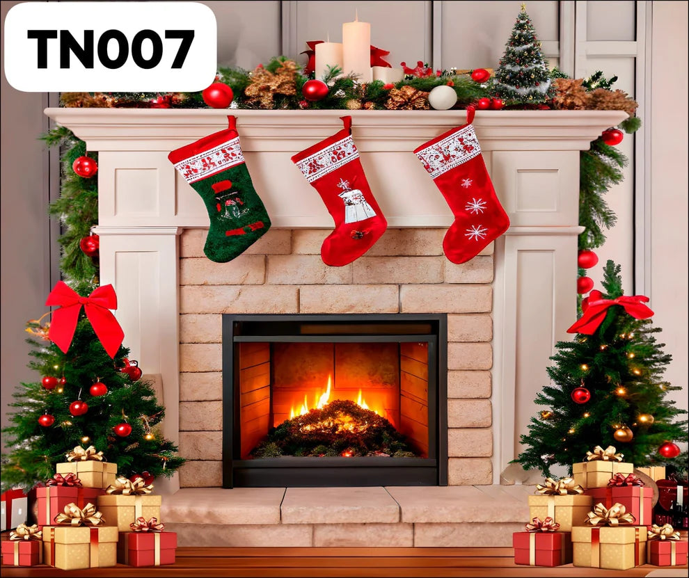 Telón Navideño para pared 2.5m x 2.1m impresos en alta resolución